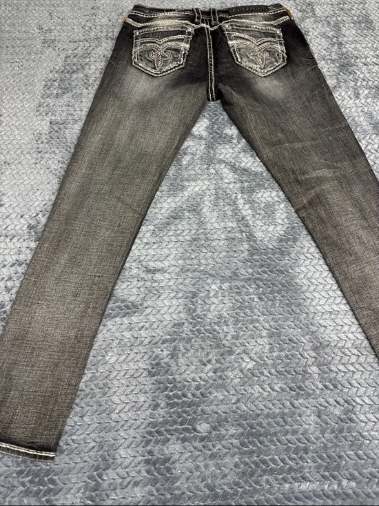 Rock Revival Black Faded Slim Stretch Women’s Jeans - Picture 9 of 9